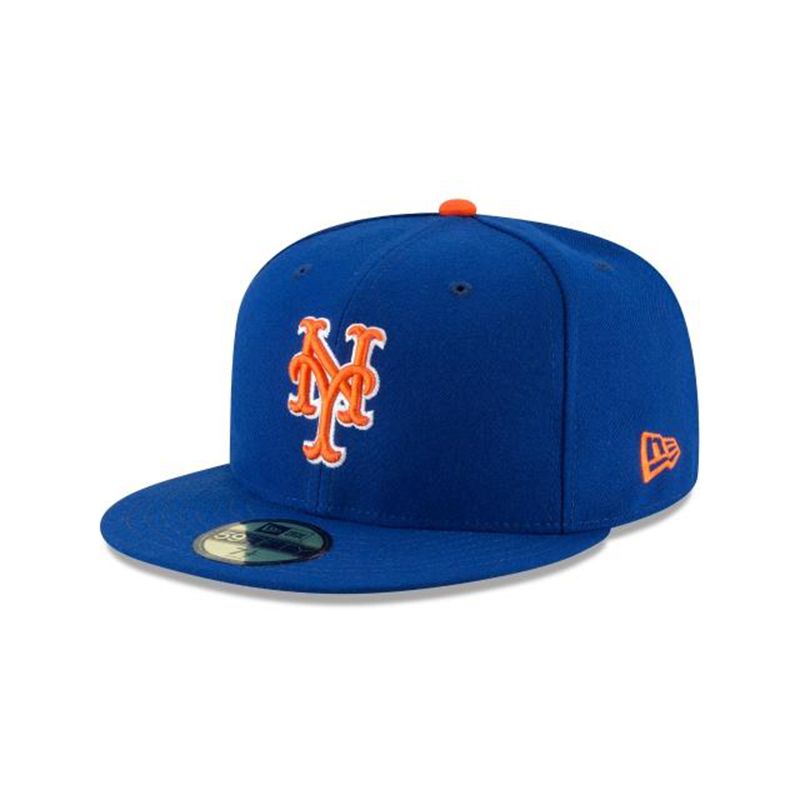 MLB New York Mets Authentic Collection 59Fifty Fitted (MRD6696) - Blue New Era Caps